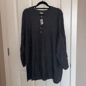 NWTs Free People Around the Clock Tunic Sweater